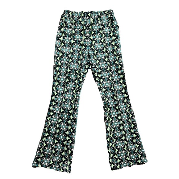 Maeve by Anthropologie Women's Geometric Print Pants Green Sz S Boho - Picture 1 of 9